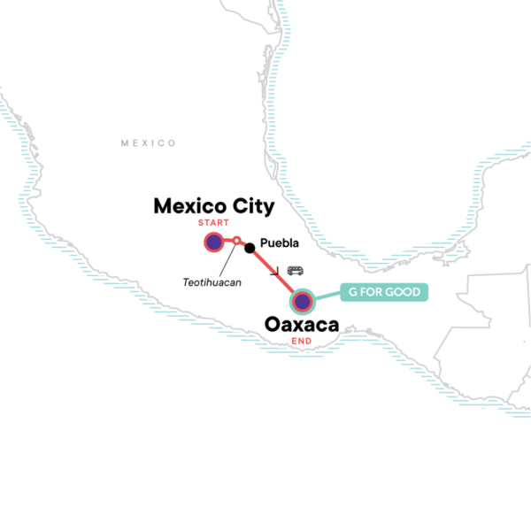 Mexico City to Oaxaca – 7 Days